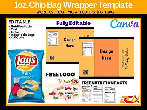 fake chip bag|chip bag maker free.